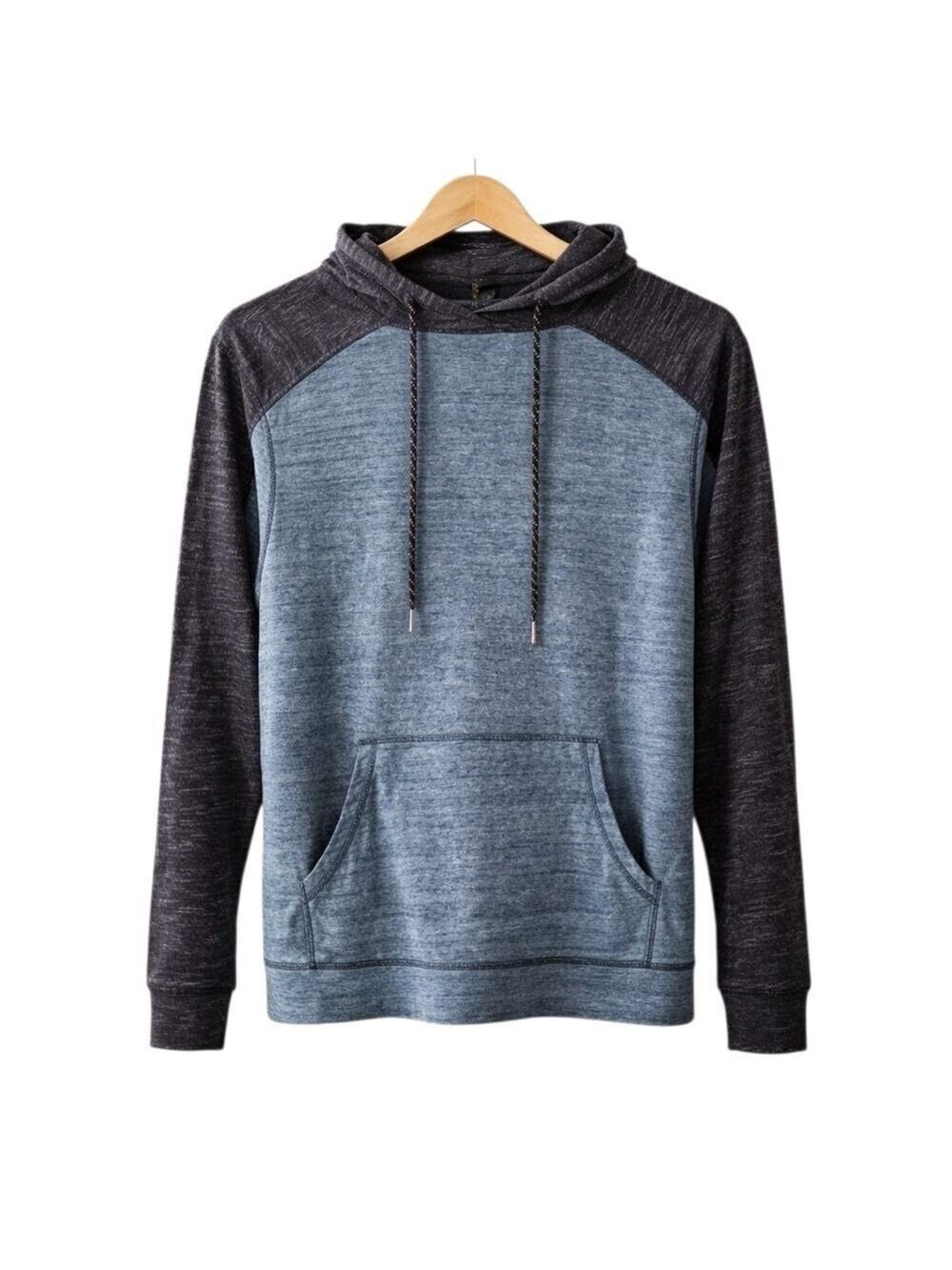 Urban Pipeline Colorblock Hoodie | Men’s Medium Blue Pullover Shirt